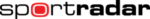 Sportradar logo in black and gray with a red circular accent.